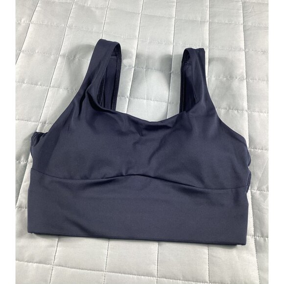Gymshark Womens Sports Bra Size S Color Navy, remove Pads Athletic Wear NWOT - Picture 2 of 5